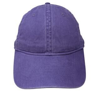 Yellow Label Co. Slideback Baseball Cap Purple One Size Adjustable 6 Panel Blank
